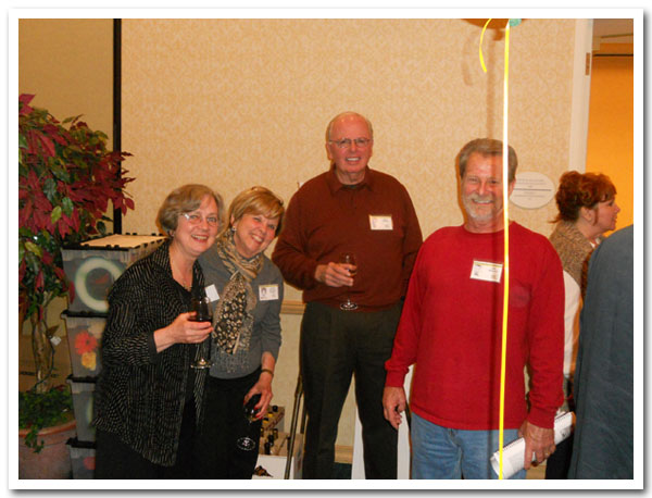 Peggy Smith, Jackie and Don Powell, and Jim Marcum